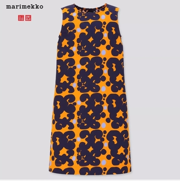Marimekko Other - MARIMEKKO | Keidas Sleeveless Dress Tunic Orange  girls Sz 10 12